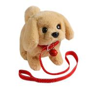 Générique Chien en Peluche Électrique,Animal de Compagnie Qui Aboie et Remue la Queue,Jouet pour Chien Marchant - pour Garçons et Filles Anniversaire et Noël