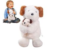 Générique Chien en Peluche en Peluche, Chiens en Peluche - Chien en Peluche Tenant Une Animale pour Chiot en Peluche - Oreiller Huggable Throw