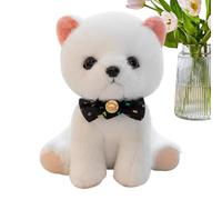 Générique Chien en Peluche, Jouet en Peluche pour Chien - Jouets d’Animaux en Peluche de de Chiot,Jouet de en Peluche Chien avec nœud Papillon, Animaux en Peluche de Chien Assis Mignon de 23Cm/9 p