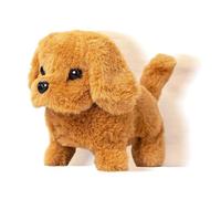 Générique Chien Marchant Électrique | Compagnon Apaisant - Jouet Enfant Chien Électrique Qui Remue la Queue - pour Garçons, et Adolescents, pour Salon, Chambre, Dortoir, Voyage et