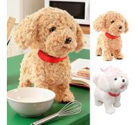 Générique Chien Robot Intelligent,Peluche Interactive et Douce | Chien Robot avec IA Qui a Une Détection Tactile et Une Imitation de Voix | Cadeau pour Filles Garçons Anniversaire