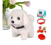 Générique Chien Robot Peluche Électronique Interactive Animal de Compagnie | Robot Réaliste Au Comportement De Vrai Chiot Animal en Peluche pour le