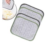 Générique Chiffons Métalliques pour Nettoyage, Torchon pour Nettoyage Humide Et Sec, 5 Pièces Réutilisables pour De Batterie De Cuisine, Four, Évier, Vaisselle, Fruits Et Légumes