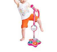 Générique Children - LED Light Up Toy for Music Play | PP Construction with Stand Included, Portable Singing Recording Tool, Studio Streaming Accessory, Holiday Birthday