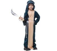 Générique Children’s White and Brown Shepherd Costume Xmas Joseph Costume Nativity Play Pantomime Fancy Dress Outfit for Kids Multiple Sizes Christmas Fancy Dress for Boys Costume de Berger Médiéval