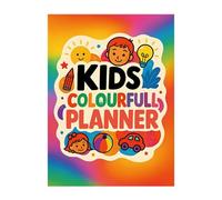 Générique Children's Color Planner Plane's Plan Book, Educational Support, 28.5x21cm, Planificateur Pour Les, Livre De Calendrier Pour, Interactive Learning For Toddler, Étudiants, Garçons, Fill