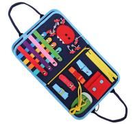 Générique Children's Felt Learning Board, Toy Puzzle's Puzzle pour, Préschool Educational Learning Board, 28x5x34cm, Plusieurs Pages en Feutre interactives, pour Les Filles pour
