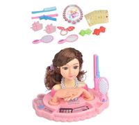 Générique Children's Hairstyle Bayangbi Doll - Half Body Princess, Realistic Hair Braiding | Role Playing Hairdressing Toy, Kids Girls Pretend Play Salon Set with Styling Accessories