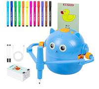 Générique Children's Smart Painting Robot - Interactive Voice Guided Drawing Machine with Robotic Arm & 12 Pens, Fun Education Toy for Pupils | for Boys Girls Preschoolers & Parties, Rechargeable