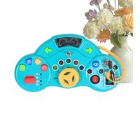 Générique Childrens Steering Wheel Toy - Play Car Accessory | Non Slip Grip with Sound Effects for Kids, Adjustable Toy for Learning Motor Skills, Fun Driving Simulation for Preschool