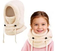 Générique Children's Winter Thermal Balaclava 3-10, Multifunctional Windproof Adjustable Ski Mask, Warm Fleece Hat, Neck Warmer Cap Scarf for Boys Girls Outdoor