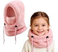 Générique Children's Winter Thermal Balaclava 3-10, Multifunctional Windproof Adjustable Ski Mask, Warm Fleece Hat, Neck Warmer Cap Scarf for Boys Girls Outdoor