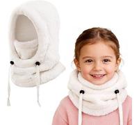 Générique Children's Winter Thermal Balaclava 3-10, Multifunctional Windproof Adjustable Ski Mask, Warm Fleece Hat, Neck Warmer Cap Scarf for Boys Girls Outdoor