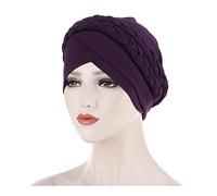 Générique Chimio Turban pour Femmes Bonnet de Sommeil Cancéreuses Chapeaux Bandeau Foulard Chapeau léger té légante Coiffure Couleur Unie Cap la Perte Cheveux Cancer Sortie Vacances