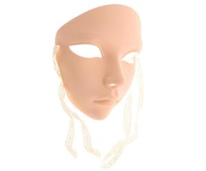 Générique Chinesische Cosplay Maske - 7,2 Inches Elegantes ABS | Damen Rollen Accessoire - Filigraner Chinesischer Stil Für Party Schulaufführungen Bühnenauftritte Rollenspiel Events