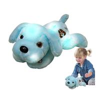 Générique Chiot LED, Peluche Chiot Lumineuse,Chien Animal en Peluche Doux - 14 Pouces éclairent Chien en Peluches Douces veilleuses Oreiller pour Les en Bas âge
