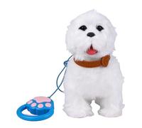 Générique Chiot Robot - Animal De Compagnie en Peluche Qui Marche Et Qui Aboie,Chien Canin Peluche Réaliste | pour Garçons Filles Adultes Maison Fête d'anniversaire Compagnon de