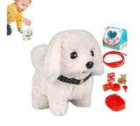 Générique Chiot Robot Peluche Électronique Interactive Animal de Compagnie | Robot Réaliste Au Comportement De Vrai Chiot Jouet À Queue Remuante Pour , Adultes, Garçons, Filles, , , Animaux, Amusement