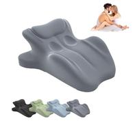 Générique Chiro Monk Couple Pillow, 2025 New Chiromonk Couples Deep Position Support Pillow for Intimacy, Wedge Pillows Memory Foam, Provides Waist and Neck Support, Multi Position Comfort (Gray)