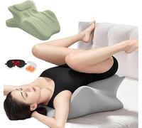 Générique Chiro Monk Couple Pillow, Chiromonk New Sweet Spot Pillow, Couples Deep Position Support, 27° Angle Perfect Position, Ergonomic Posture Support for Reduced Physical Strain (Green)