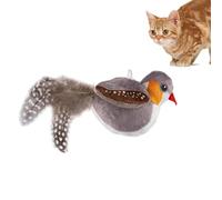 Générique Chirping Bird Cat Toy, Interactive Cat Toy, Flapping Wings, Automatic Movement, Battery-Powered, Super Soft Material, Indoor and Outdoor Use, Size