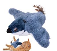 Générique Chirping Bird Cat Toy, Rechargeable Animal Exercise Toys, Interactive Cat Toys, Interactive Indoor Cat Exercise Toys with USB Rechargeable and Chirping Bird Sounds for Kittens