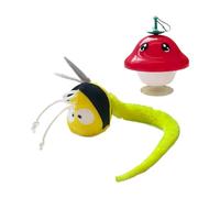 Générique Chirping Bird Cat Toy, Suction Cup Realistic Catnip Plush, Intelligent Interactive Cat Toy, for Indoor Kitten, Enrichment, Playing, Training, Home