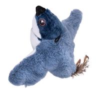 Générique Chirping Bird Cat Toy, USB Rechargeable Animal Toy, Interactive Exercise Toy, Rechargeable Flapping Bird Toy, Touch Activated Cat Toy, Convenient to Clean, Realistic Design for Indoor Play