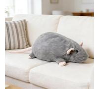 Générique Chonky Rats Peluche 50 cm Doux Jumbo Rats Oreiller en Peluche Mignon Animaux en Plush Décor pour Lit Canapé Chambre Décoration de la Maison et Cadeau de poupées