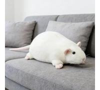Générique Chonky Rats Peluche 50 cm Doux Jumbo Rats Oreiller en Peluche Mignon Animaux en Plush Décor pour Lit Canapé Chambre Décoration de la Maison et Cadeau de poupées