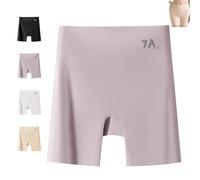 Générique Choosemuc Underwear, Choosemuc High-Waist & Butt-Lifting Ice Silk Panties, 7A-Grade Invisible, 3-in-1 Panty Shorts (Pink,TTG)
