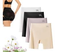 Générique Choosemuc Underwear, Choosemuc Ice Silk Panties, Women High-Waist & Butt-Lifting Invisible Sealmless Ice Silk Panties (All,4pcs,L)