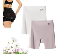 Générique Choosemuc Underwear, Choosemuc Ice Silk Panties, Women High-Waist & Butt-Lifting Invisible Sealmless Ice Silk Panties (Mix6,2pcs,3TG)