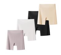 Générique Choosemuc Underwear, High-Waist & Butt-Lifting Ice Silk Panties, Invisible 3-in-1 Women’s Panty for Daily Wear (4pcs*Mix,4TG)