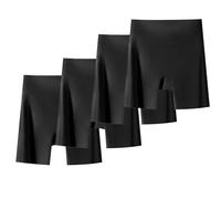 Générique Choosemuc Underwear, High-Waist & Butt-Lifting Ice Silk Panties, Invisible 3-in-1 Women’s Panty for Daily Wear (4pcs*Black,TTG)