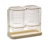 Générique Chopstick Holder, Kitchen Organizer, Clear Modern Design, Utensil Storage Rack, Fork Spatula Stand for Cabinets, Countertops, Home, Meal Prep, and Cooking Tools, Multicolor