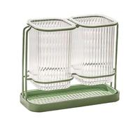 Générique Chopstick Holder, Kitchen Organizer, Clear Modern Design, Utensil Storage Rack, Fork Spatula Stand for Cabinets, Countertops, Home, Meal Prep, and Cooking Tools, Multicolor