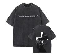 Générique Christian Jésus Pardonne-Leur Forgive Them Father Père T-Shirt Vintage délavé à Manches Courtes pour l'été Vêtements sacrés Classiques de la Foi
