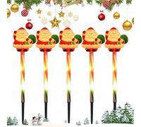 Générique Christmas Beacons, Lawn Embellishment Ornaments, Rechargeable Energy Devices, Quintet Unit Collection, Bright Holiday Accent, Dusk Dawn Lights, Ideal for Exterior Interior Party Accessory