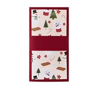 Générique Christmas Card Booklet - Handmade Waterfall Pull Out Greeting Cards | Creative Festival Gift Book Seasonal Gatherings for Holiday Wishes, Family, Business, School, Parties and Daily Use
