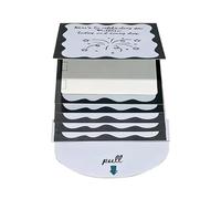 Générique Christmas Card Booklet - Pull Out Booklet, 7.13x4.02 inches Holiday Greeting Holder, Kids Family Keepsake Memories | School Party Celebration, Waterfall Card Organizer