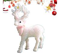 Générique Christmas Deer | Lifelike Simulation Deerr Ornament | Tabletop Decorations Festive Reindeer Mantle Centerpiece | Decoration Statues for Home Roof Yard Mantel Porch Party Lawn