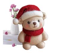 Générique Christmas Doll, Felt Holiday Decoration Figurines, Festive Tabletop Ornaments, Cute Plush Seasonal Display for Home, Offices, Living Room, Bedroom, Desk, Bookshelf, Mantle, Bedside Décor