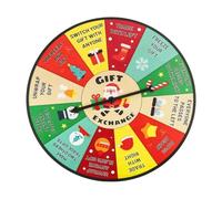 Générique Christmas Exchange Spinner Wheel | Festive Holiday Party Game for Prize Exchanges, Perfect for Family, Coworkers, Adults, Boys, Girls, Women, Men, Adds Fun to Christmas Gatherings