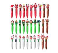 Générique Christmas Gel Pens - School Stationery Supplies | ABS With 4-in-1 Multi Color Ink Design, Christmas Writing Tools, Holiday Seasonal Gift, For Students, Teachers, Party Favors