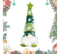 Générique Christmas GNOME Light Decoration - Illuminated Plush Elf Centerpiece, Battery Operated Tomte with Soft Hat and Beard, Festive Winter Decoration | Table Desk Entryway Living Room Ornament