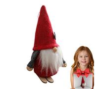 Générique Christmas GNOME - Stuffed GNOME Toy, Tiered Tray Decor, Rustic Faceless Rudolph | Scandinavian Tomte Plush for Christmas Tree Decoration Holiday Home Ornament Festive Display