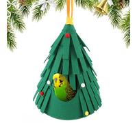 Générique Christmas Hamster Bed, Cozy Small Animal Hideaway, Guinea Pig Christmas Bed, Warm Christmas Pet Bed, Guinea Hideaway, Hamster Christmas Toys, Christmas Animal Beds for Guinea and Birds