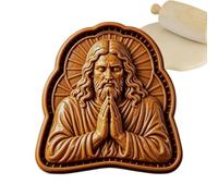 Générique Christmas Hand Pie Mold - Embossed Nativity Dough Press | Mini Turnover Maker, Reusable Baking Tool | Fruit Tarts Desserts Snacks Bakery Home Party Classroom