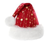 Générique Christmas Hat - Comfortable Santa Hat, Christmas Haat for Adults, Winter Holiday Soft Classic | for Photography Party Gathering Family Friends Mother Girlfriend Hus